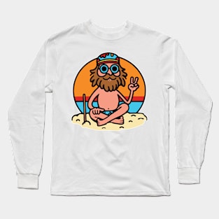 The Beach Is Groovy Dude (No type) Long Sleeve T-Shirt